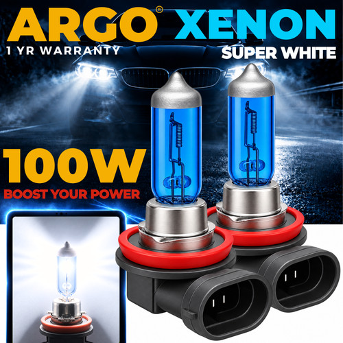 H11 bulbs 100w xenon - 100w, white