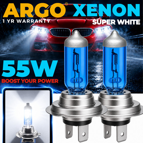 55w xenon white headlight - 55w,