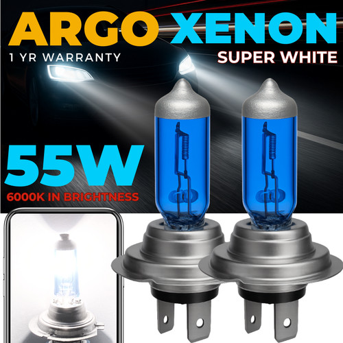 55w xenon white headlight - 55w,